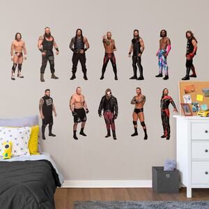 Fathead WWE RealBig Superstars Collection
Reusable Vinyl Wall Decals new